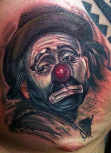 Looking for unique Timothy B Boor Tattoos?  Sad Clown